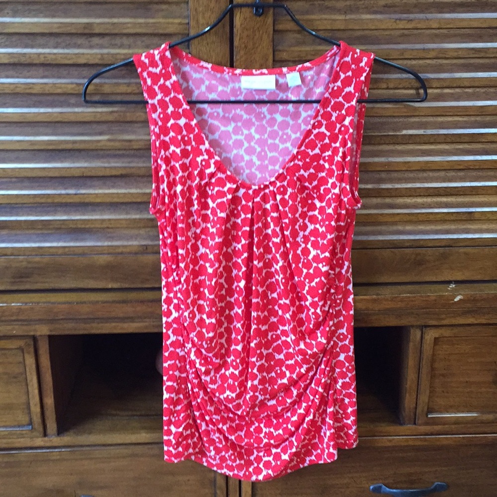 Cute red and white blouse